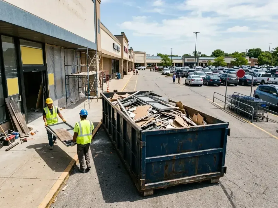 retail-store-renovation-debris-003 — frequently asked questions, Roll-off Dumpster Rentals in Combined Locks, WI